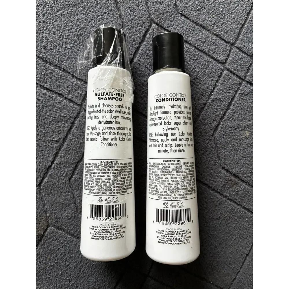 Peter Coppola Color Control Sulfate-Free Shampoo & Conditioner 3 fl oz (each)